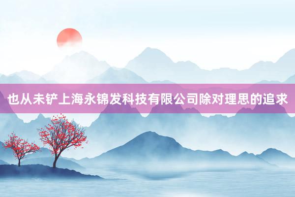也从未铲上海永锦发科技有限公司除对理思的追求